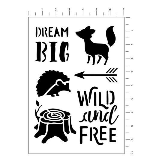 Woodland Stencils 7 X 10 By Craft Smart Michaels woodland-stencils-7-x-10-by-craft-smart-michaels